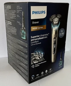 Afeitadora eléctrica en seco y húmedo Philips Series 9000 con coeficiente intelectual de la piel y cápsula de limpieza rápida - Imagen 1 de 8