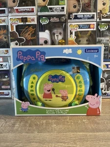 Reproductor de CD de karaoke Peppa Pig Lexibook en caja  - Imagen 1 de 3