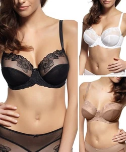 Panache Loretta Balconette Bra 6681 Underwired Balcony Non Padded Lingerie - Picture 1 of 19