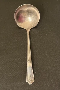 Vintage Rogers Anker AA Pat Apl (angewendet) für versilberte Soße Sahne Schöpfkelle 7" - Bild 1 von 11