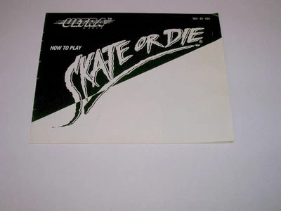 Skate or Die (Nintendo NES) Manual de instrucciones original Foto 1 de 2