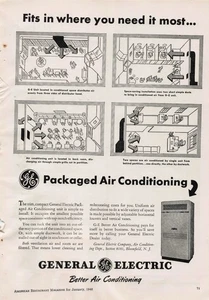 Pubblicità Stampa Vintage 1953 General Electric Climatizzatore Bisogna Di Più - Foto 1 di 1