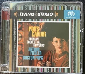 Pops Caviar Russian Orchestral Fiedler Boston Pops RCA Living Stereo SACD NM- - Picture 1 of 3