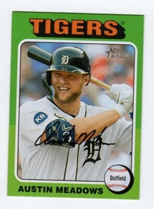 2024 Topps Heritage Mini Austin Meadows #350 Detroit Tigers - Picture 1 of 1