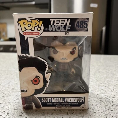 Funko pop vinyl- Scott McCall  (Werewolf ) #485 -Teen Wolf MTV DAMAGE - image 1 of 4