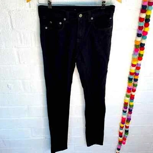 Carmar LF Women's Black Split Knee Moto Skinny Jeans sz 26 - Picture 1 of 8