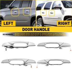Exterior Door Handle Rear Passenger Right for SILVERADO CADILLAC yUSon Sierra A - Picture 1 of 43