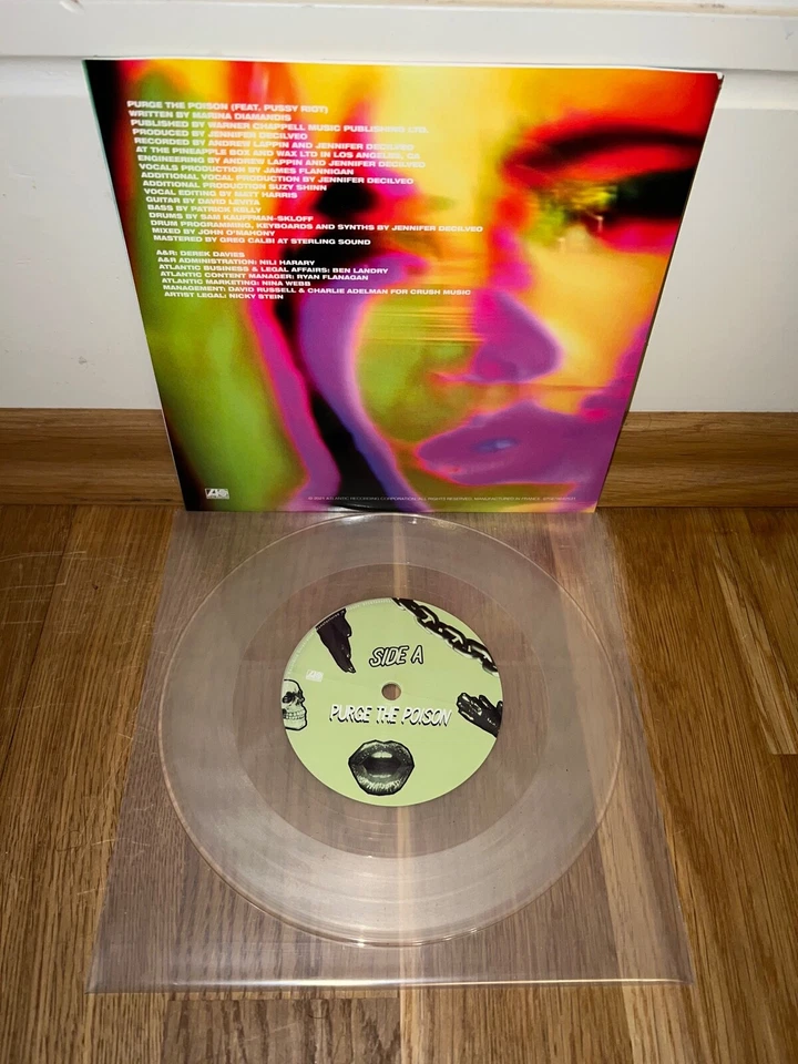 7" Glow In The Dark Vinyl Marina and The Diamonds Purge The Poison - Bild 1 von 4