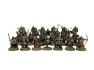 NEW ROHAN WARRIORS ARMY! 24 lord of the rings warhammer HOBBIT 28mm Painted - Picture 1 of 5