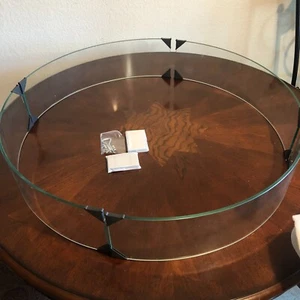 COSIEST Glass Wind Guard Tempered Fire Pit Wind Flame Protector 29''X 5''. - Picture 1 of 6