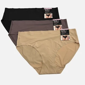 Bali Easylite Hipster Panty M 6 MEDIUM 3 Pack Panties DFEL63 Seamless Underwear - Picture 1 of 4