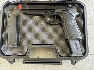 SRC green gas blowback airsoft M9 A1 full metal airsoft tactical pistol GBB - Picture 1 of 1
