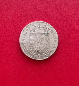 Schöne Münze Lothringen Teston Karl IV. 1669. TTB - Bild 1 von 2