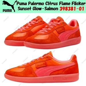 Puma Palermo Citrus Flame Flicker Sunset Glow-Salmon 398381-01 Talla para hombre - Imagen 1 de 8