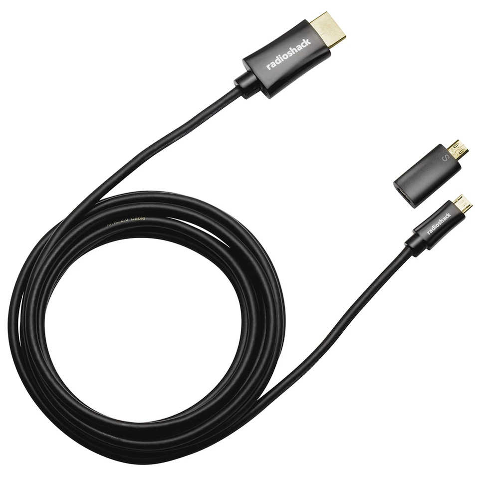 New RadioShack 8-Ft. Mobile High-Definition Link Cable 1080p 24K Gold Plated - Image 1 of 1