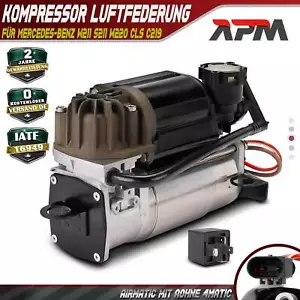 Kompressor Luftfederung mit Relais für Mercedes-Benz W211 S211 CLS C219 W220 - Bild 1 von 8