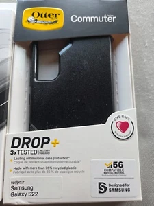 OtterBox Commuter Series Case for Samsung Galaxy S22 - Black -with BONUS - Photo 1 sur 3