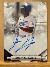 Josue De Paula Auto 2023 Bowman Sterling Baseball Card #PA-JD (FL)