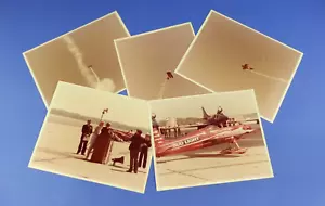 Lot 5 alte Militär Fotos 8 x 10 Luftwaffe Budweiser Bud Light Bier Flugzeug - Bild 1 von 8