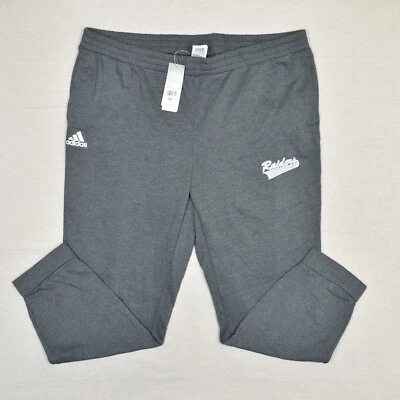 NEW Adidas Men Raiders Fleece Skinny Jogger Pull On Polyester Gray Size 2XL - Image 1 of 4