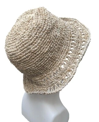 EQUAL EARTH Hemp Festival Bucket Hat Hidden Safe Pocket Summer Hippy Boho Sun Nepal Travel