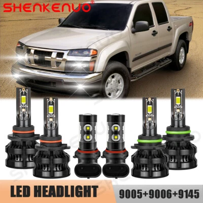 For Isuzu i-290 i-370 2007-2008 9005 9006 9145 LED Headlight Fog Kit Combo Bulbs - Image 1 of 4
