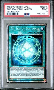 El Sello de Orichalcos - PSA 9 - MP24-EN015 Cuarto de Siglo Secreto Raro Yugioh - Imagen 1 de 2