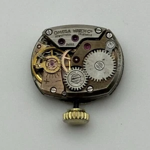 Reloj Omega 485 Movimiento Cuerda Manual Damas Esfera Suiza Manecillas Para Piezas 13.4mm - Imagen 1 de 12