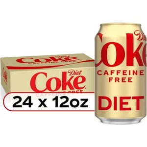 Diet Coke Caffeine Free Soda Soft Drink 12 oz 24 Pack Free SHIPPING!!!!! - Picture 1 of 4