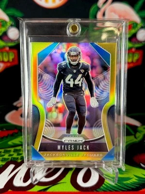 2019 Panini Myles Jack Gold Prizm /10 #158 - Image 1 of 2