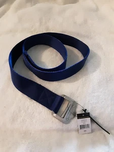 Neu mit Etikett RLX Ralph Lauren Golf gewebter Nylongürtel Herren royalblau Schieberschnalle Gr. L " - Bild 1 von 8