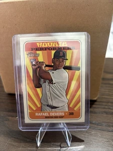 2018 Topps Heritage Rookie Performers #RP-RD Rafael Devers RC - Imagen 1 de 1