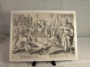 Antique Hendrick Goltzius (German/Dutch) Copperplate Print of St. Peter - Picture 1 of 11
