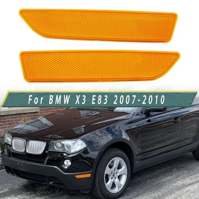 Luz reflectora de parachoques delantero izquierda+derecha apta para BMW X3 E83 2007-2010 Foto 1 de 4