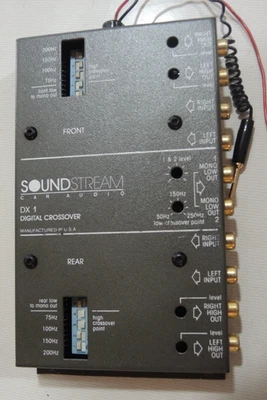 Soundstream DX-1 Digital Crossover, High/Low Pass Filters, 2 3 Channel, Mono Sub - Image 1 of 4