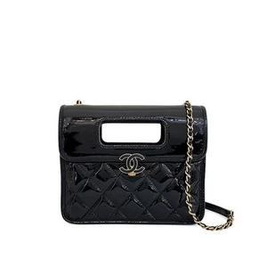 CHANEL Mini Flap Bag Black Vintage Gold Hardware 4ET1929 121656898 - Picture 1 of 2