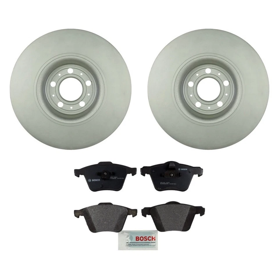 For Volvo XC90 03-14 Bosch QuietCast Premium Front Brake Kit w Organic Pads Foto 1 de 4