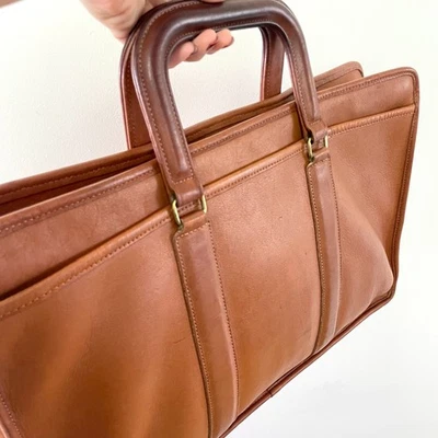 Maletín de colección años 90 EE. UU. Coach Embassy Bolso para computadora portátil silencioso lujo Academia Foto 1 de 4