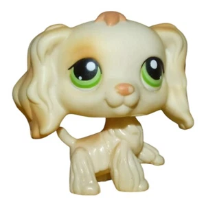 #344 Rare Littlest Pet Shop LPS AUTHENTIC Yellow Cocker Spaniel Puppy Dog FrmUSA - Picture 1 of 5