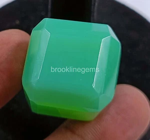 Cubo de ópalo verde natural de 127 quilates Welo piedra preciosa sin tratar certificada australiana 4NUB - Imagen 1 de 8