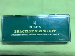 Caja/estuche de herramientas vintage Rolex con eslabones de pulsera - Imagen 1 de 6