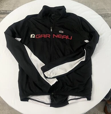 Chaqueta cortavientos de ciclismo con cremallera completa Louis Garneau para hombre talla pequeña Foto 1 de 2