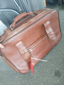 Leather Suitcase - Picture 1 of 2