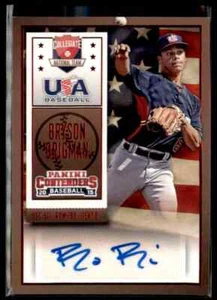 2015 Panini Contenders Bryson Brigman Auto Collegiate National Team #49 - Picture 1 of 2