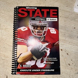 Winning STATE FOOTBALL 3rd Mental Toughness Book High School Athletes Sports - Imagen 1 de 3