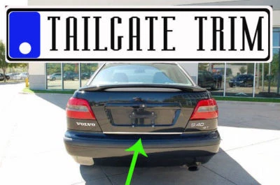 Moldura de maletero de puerta trasera cromada para Volvo S40 1995-2003 2004 Foto 1 de 4