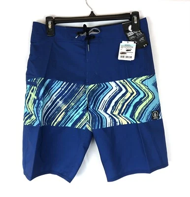 Volcom Youth Boy’s Size 18 Blue Board Shorts - Image 1 of 2