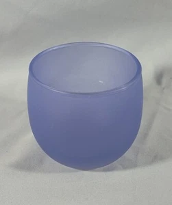 Matt Lavendel Glas Kerzenhalter rund 2 1/2" hoch - Bild 1 von 11