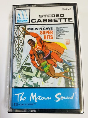 Marvin Gaye 1970 FACTORY SEALED Super Hits Cassette Tape NOS Motown Records - Image 1 of 3