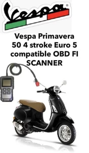 Vespa Primavera 50 4-Takt Euro 5 kompatibler OBD FI SCANNER - Bild 1 von 1